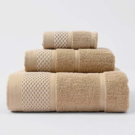 cotton towel and bath towel set with solid color cotton towel and bath towel set with solid color