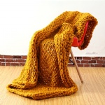 chunky knitted Blankets