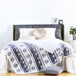 Jacquard double-layer Velveteen blanket