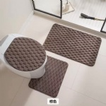 Bathroom mat 3-piece waterproof set