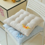 Soft and fluffy cartoon-embroidered chair pad